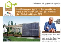 Communiqué : Ma Maison pour Agir à La Porte du Hainaut : visite d’une maison BBC à ne pas manquer du 12 juillet au 16 septembre 2010 Communiqué : Ma Maison pour Agir à La Porte du Hainaut : visite d’une maison BBC à ne pas manquer du 12 juillet au 16 septembre 2010