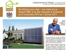 Communiqué : Ma Maison pour Agir : une visite d’une maison BBC à ne pas manquer à Guérande du 8 novembre 2010 au 7 janvier 2011 Communiqué : Ma Maison pour Agir : une visite d’une maison BBC à ne pas manquer à Guérande du 8 novembre 2010 au 7 janvier 2011