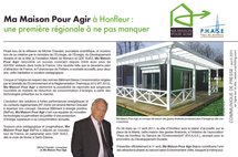 Communiqué de Presse - Ma maison Pour Agir à Honfleur du 26 mars au 17 avril 2011