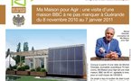 Ma Maison pour Agir : une visite d’une maison BBC à ne pas manquer à Guérande du 8 novembre 2010 au 7 janvier 2011. Pour toute information, cliquer sur le blason Guérande