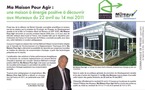 Communiqué de Presse : une maison à énergie positive à découvrir aux Mureaux du 22 avril au 14 mai 2011